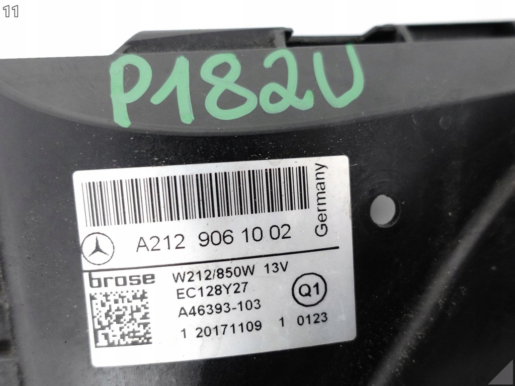 фото №12, Mercedes c63 w204 e63 w212 sls c197 cls a45 w176 cla45 c117 amg вентилятор