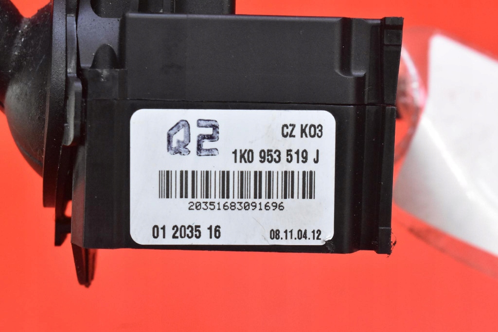 фото №7, Важіль перемикач двірник 1k0953519j vw golf 5 v kombi 03-09