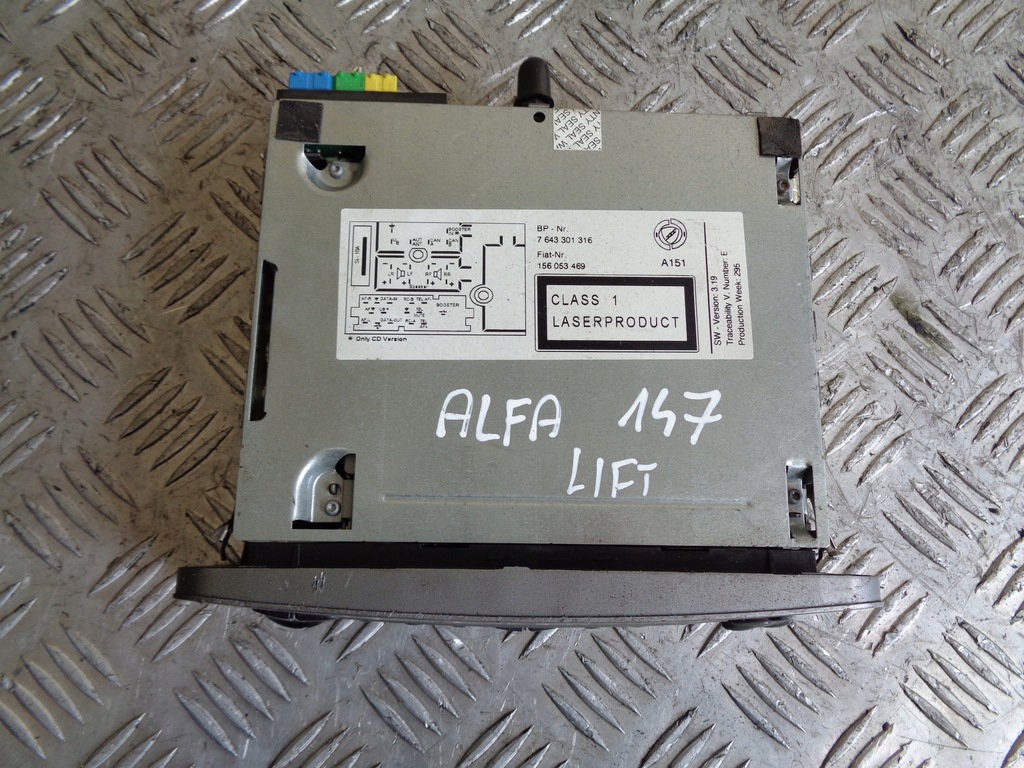 фото №3, Радіопрогравач cd 937 cd alfa 147 lift fl 04-