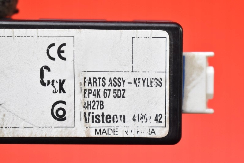 фото №13, Імобілайзер бортовий комп'ютер набір 4kbp4kb bp4k66730h bp4k675dz mazda 3 1 i bk 1.6 16v