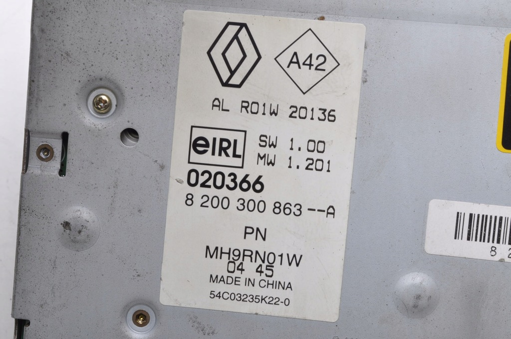 фото №4, Renault grand scenic ii радіо 8200300863