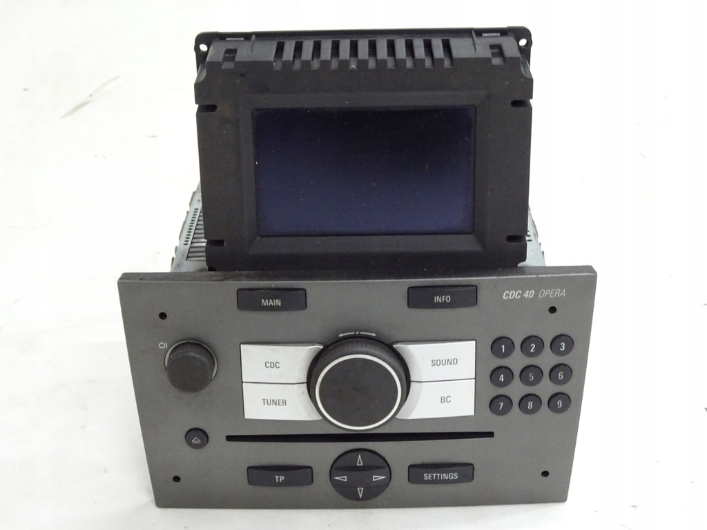 фото №1, Vectra c радио радиопроигрыватель дисплей cdc40