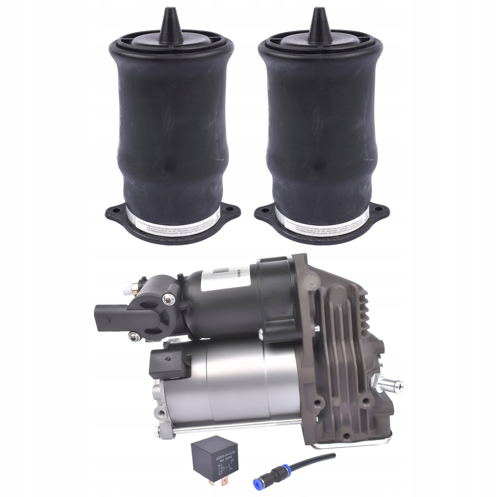 фото №7, 2 пружини підвіска пневматичний заднього 1 насос компресора do mercedes w639 vito