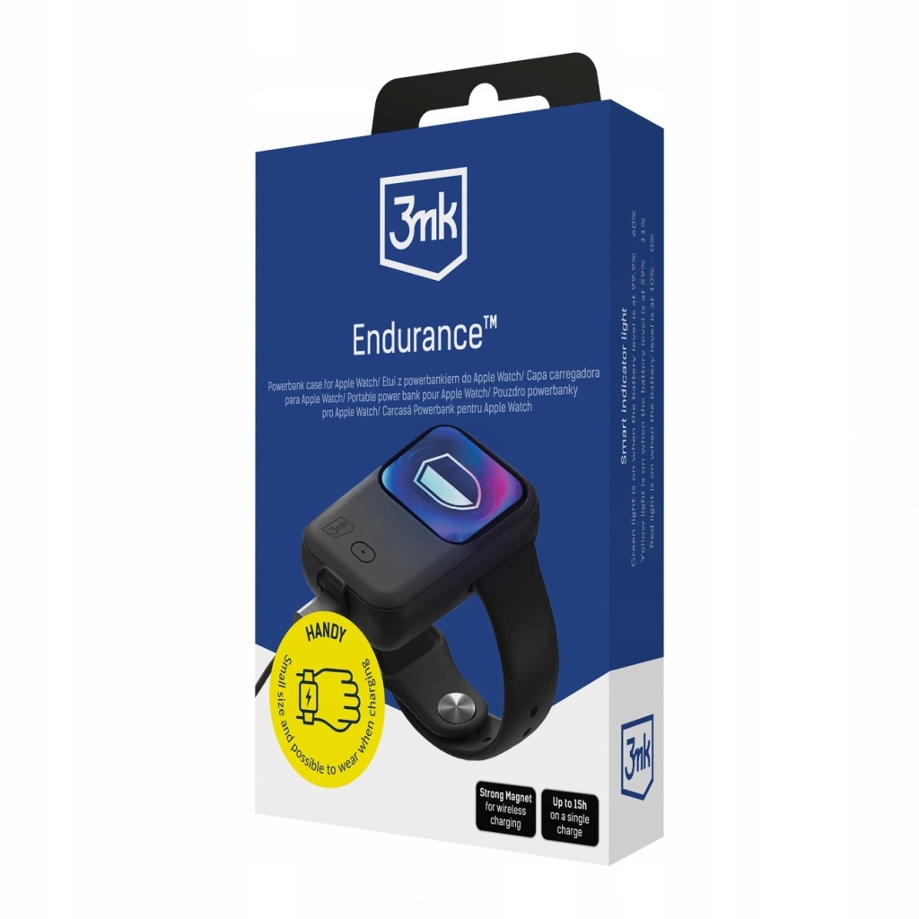 фото №9, Powerbank 3mk endurance na apple watch 49 mm 2,5w 1200mah usb-c - чёрный