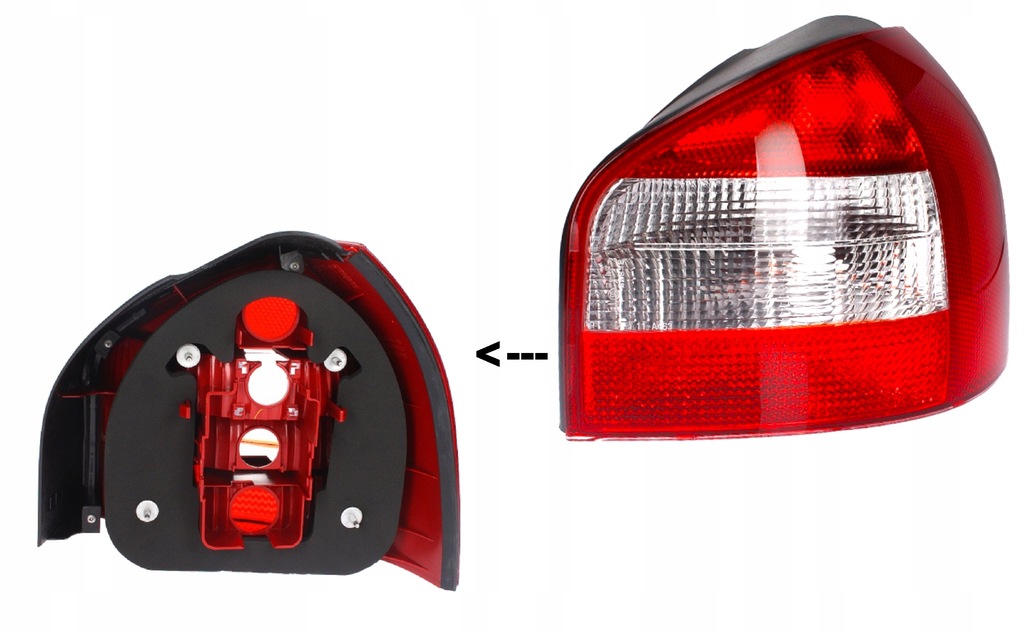 фото №7, 2x лампа задняя левая правая kpl audi a3 8l 2000-2003