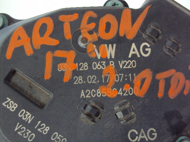 фото №6, Volkswagen оригінальний номер 03n128063b дросельна заслінка