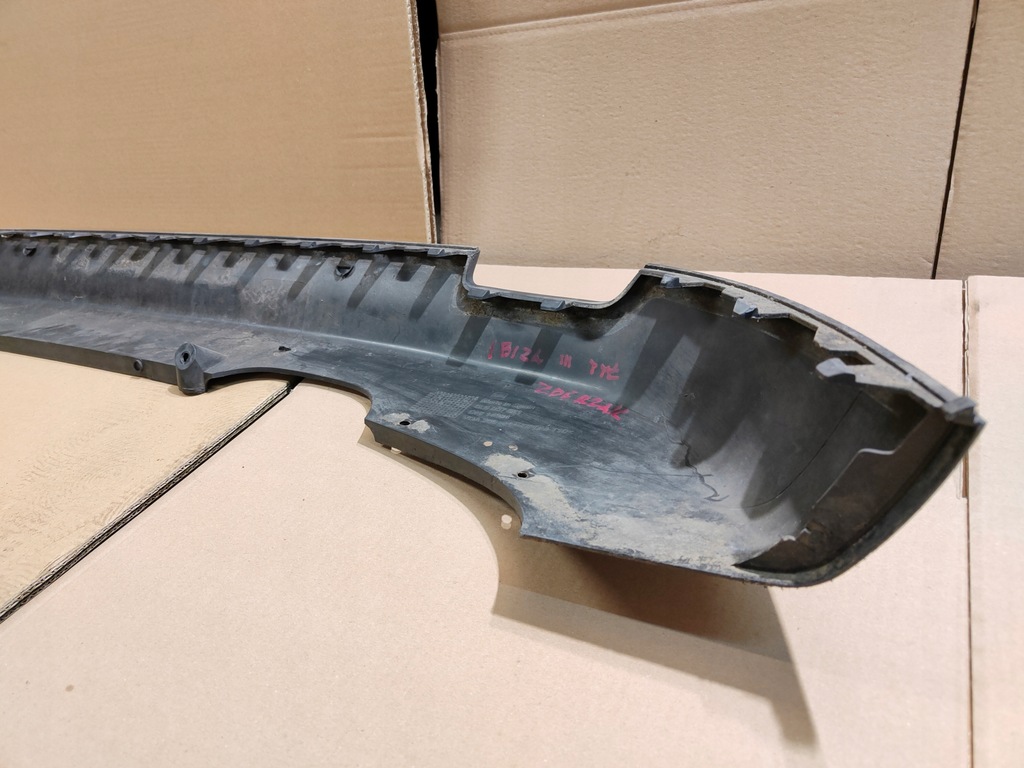 фото №9, Накладка накладка-спойлер спойлер бампера задняя seat ibiza iii