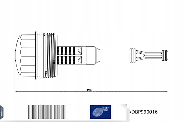 фото №13, Blue print adbp990016 крышка, корпус фильтра масло
