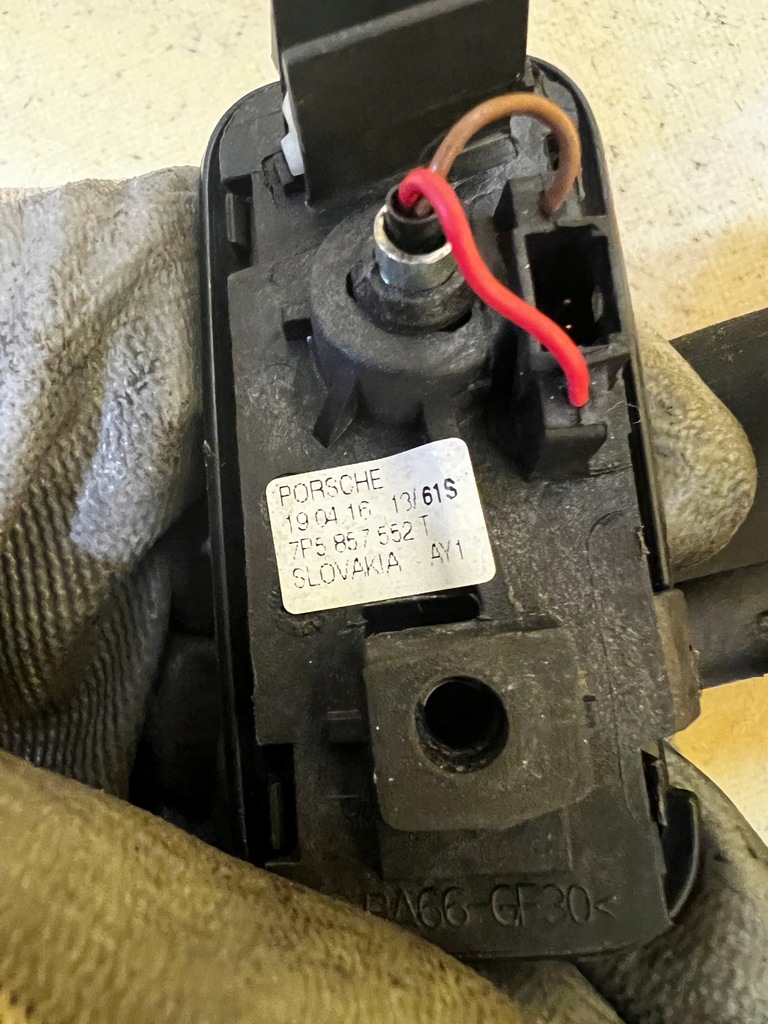 фото №8, Комплект солцезащитный козырёк защита солнцезащитные porsche cayenne ii 7p5 lift 92a