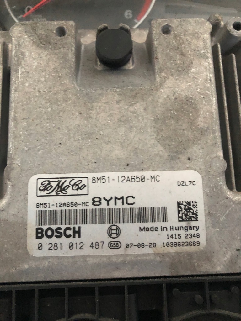 фото №4, Блок керування набір стартовий ford focus 1.6 tdci 8m51-12a650-mc