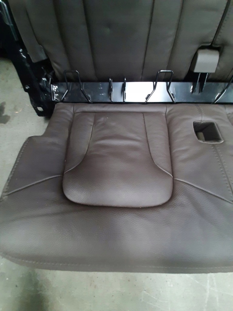 фото №9, Audi q7 2005- заднее сиденье drugi trzeci ряд кожа коричневая