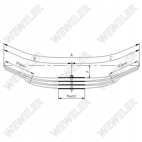 фото №1, Рессора kaiser f412z605za70