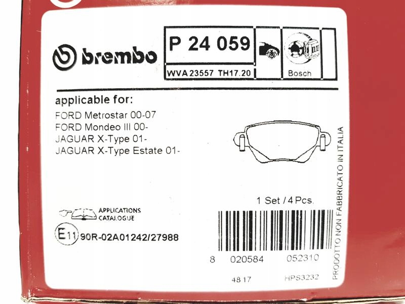 Brembo p 24 059 набір гальмівних колодок гальмівних, гальма дискові Київ