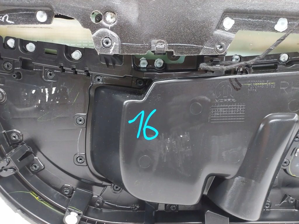 фото №14, Jeep compass ii 2 обшивки оббивка двері передніх перед права fv