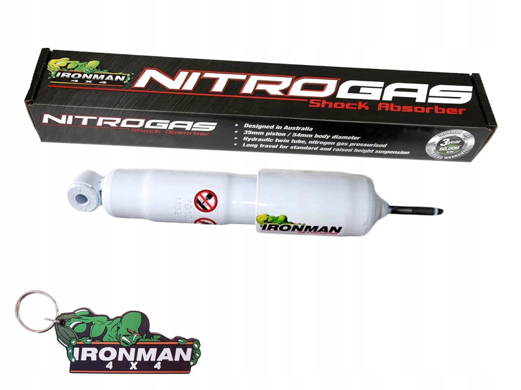 фото №1, Амортизатор перед +2'' nissan navara d22 ironman