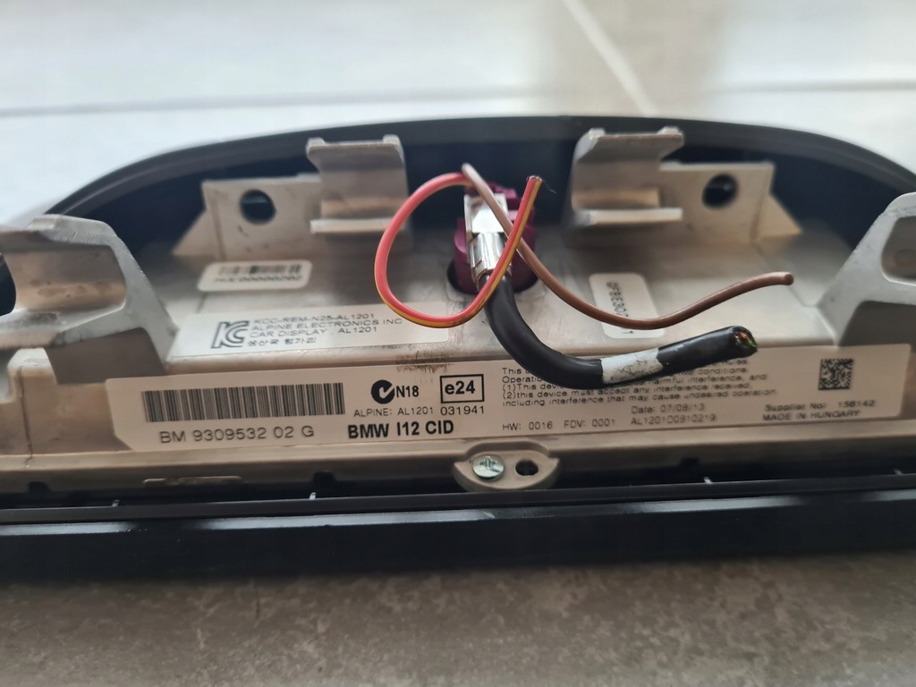 фото №7, Bmw i8 монітор navi idrive комплект 9338538 9309532 9332285