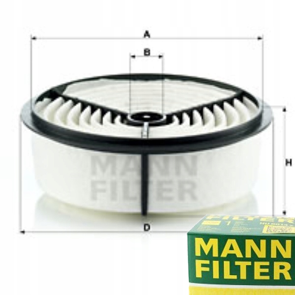 фото №1, Mann-filter c 2262 фільтр повітря