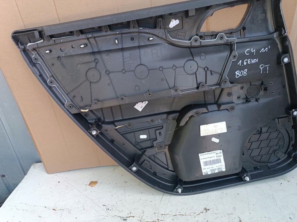 фото №8, Обшивка обивка дверь правый задняя citroen c4 b7 ii 96728213zd