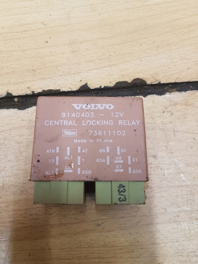 фото №1, Реле 9140403 volvo 850