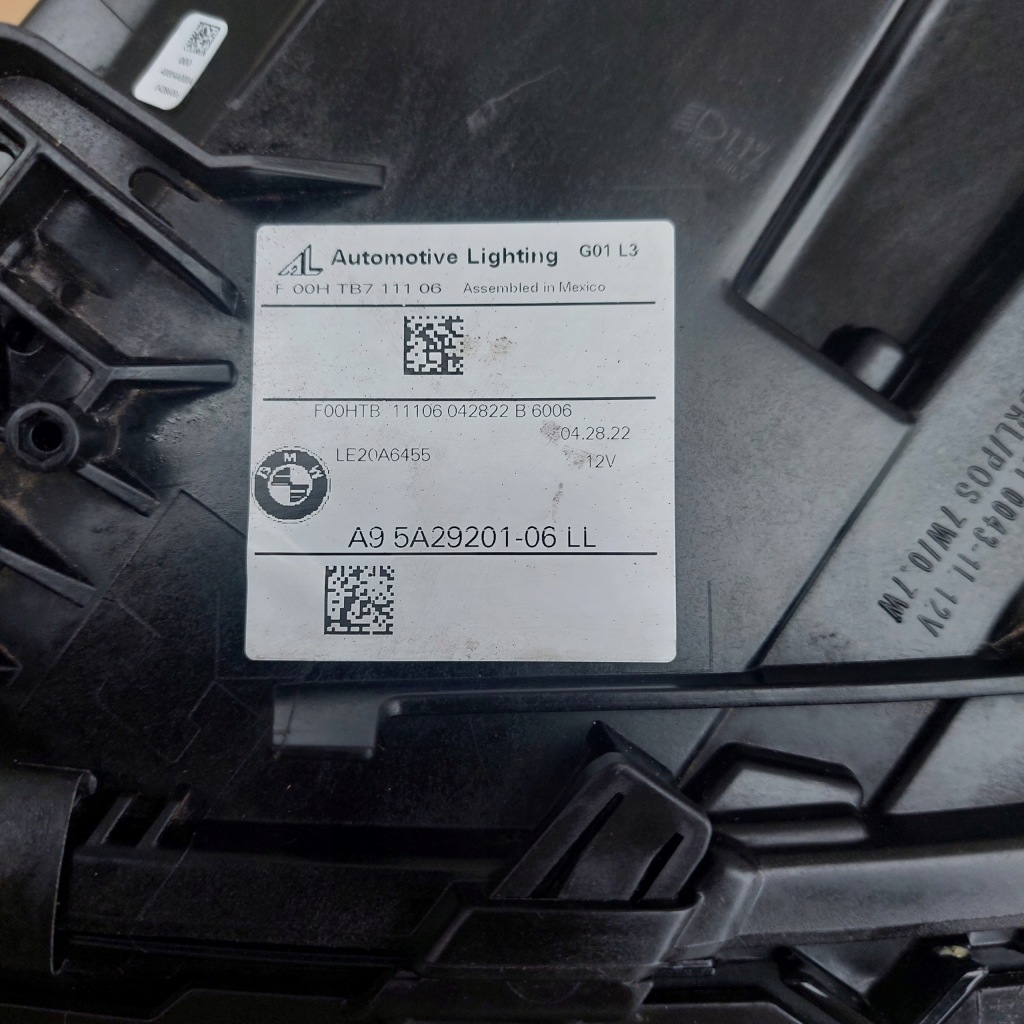 фото №13, Bmw x3 x4 g01 g02 lift full led лампа левая orygina