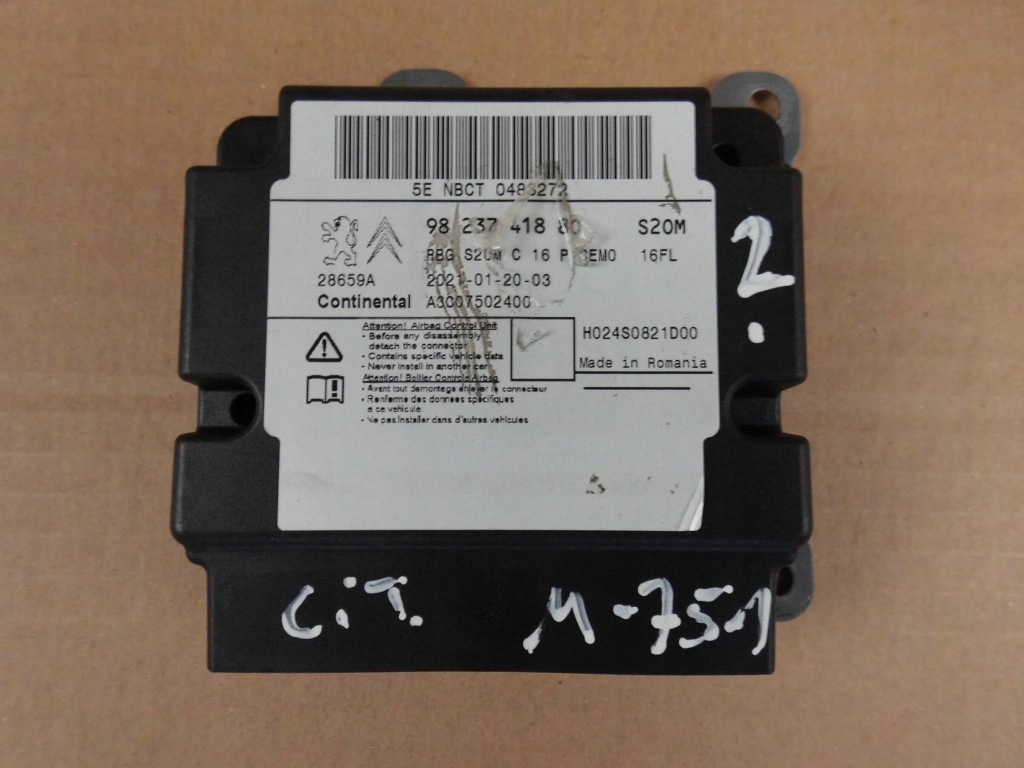 фото №1, Citroen c5 aircross модуль подушка безопасности подушек