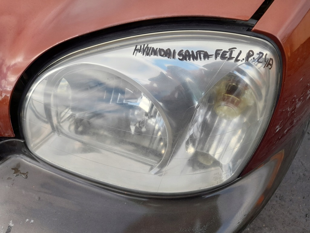 фото №9, Hyundai santa fe i лампа левый перед левая передняя
