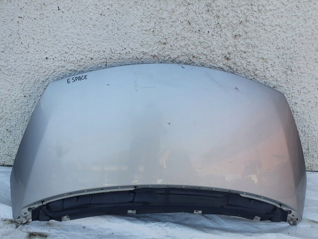 фото №1, Renault espace iv капот крышка двигателя серебристая