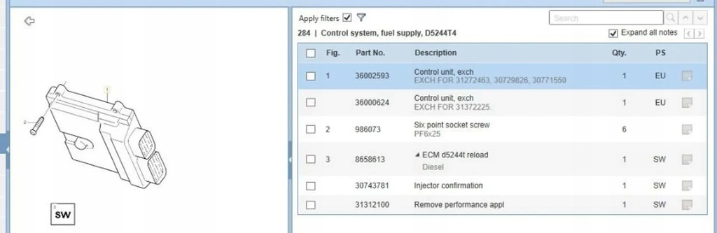 фото №6, Volvo xc90 2010 блоки управління двигуна