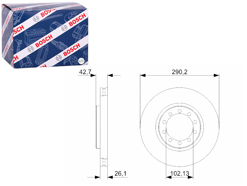 Купити Гальмівні диски гальмівні 2szt. перед rvi mascott renault mascott 01.99-12.10
