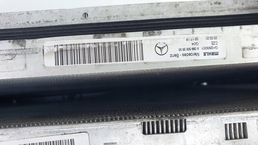 фото №8, Mercedes w253 glc 19- комплект радіатор оригінал