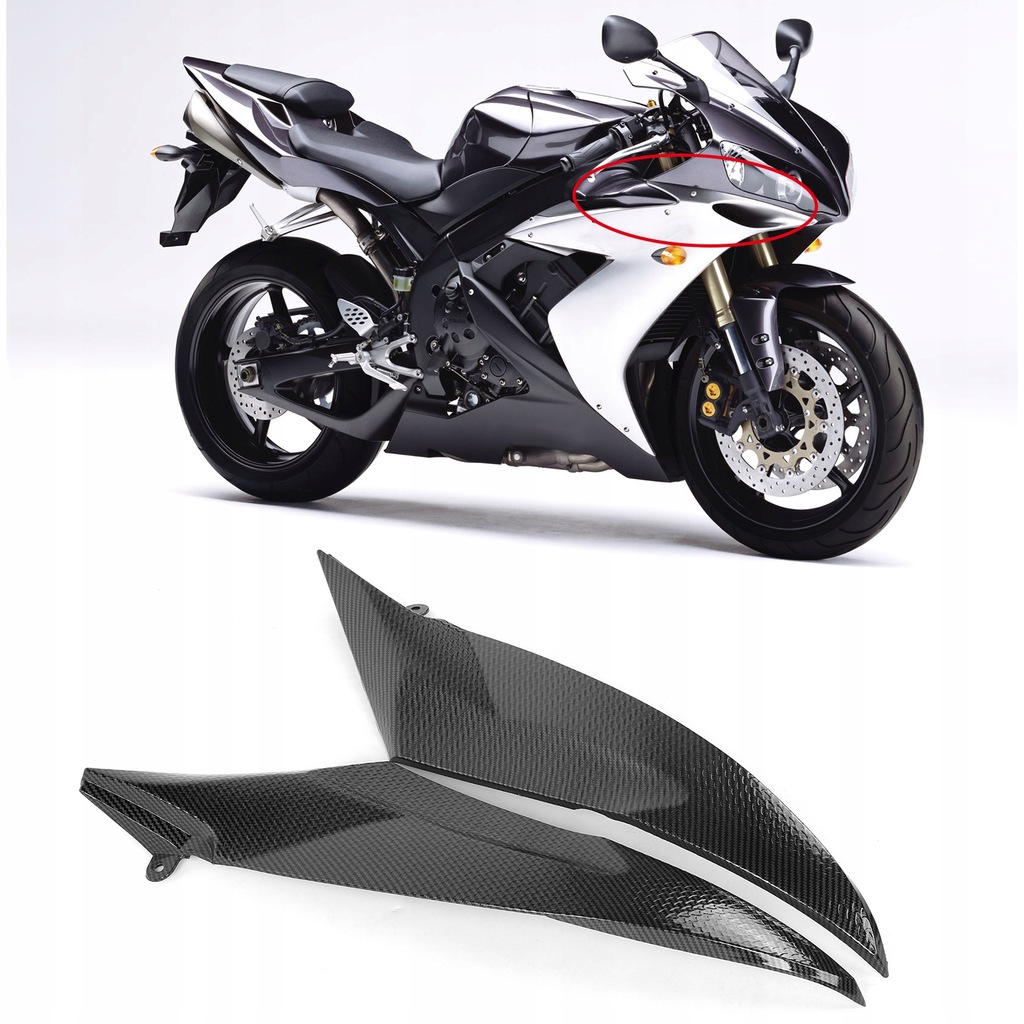 фото №10, Верхній кришка бака motocykla w стиль волокна вугільний захист верхній