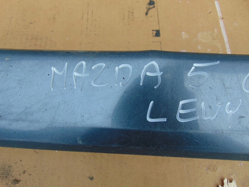 фото №10, Молдинг порог левая mazda 5 ii cw 2010- c23651p51