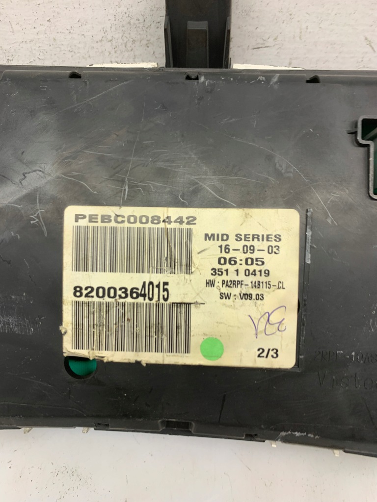 фото №5, Счетчик приборная панель 8200364015 renault