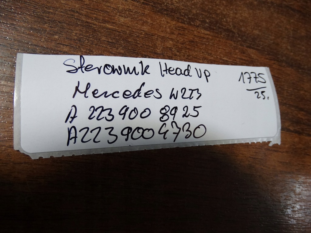 фото №5, Idealny модуль блок керування проекційний дисплей mercedes w223 1