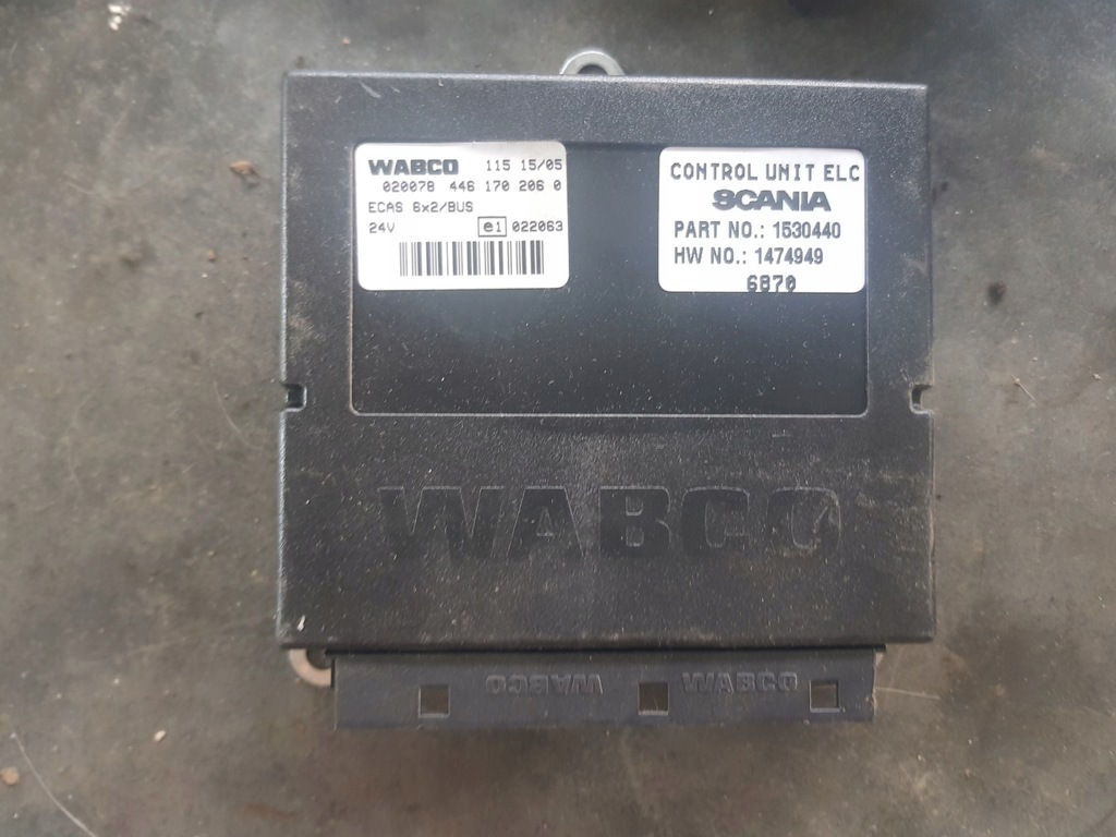 фото №1, Scania r блок управления подвеска wabco