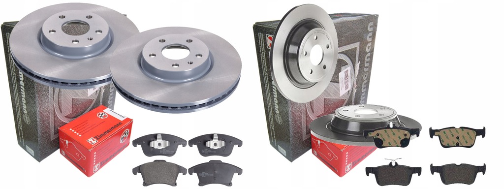 фото №1, Тормозные диски тормозные колодки p+t zimmermann ford mondeo mk5 300mm