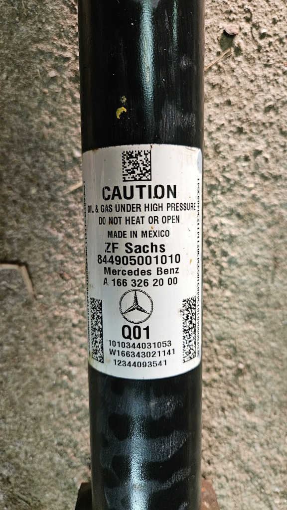 Mercedes ml gle w166 амортизатор задній a1663262000 Доставка