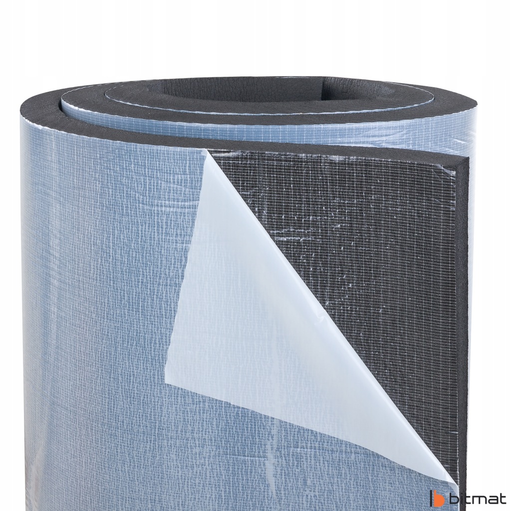 Мат шумоизоляционная пена kauczukowa 50mm с klejem резиновый термоизоляция Цена