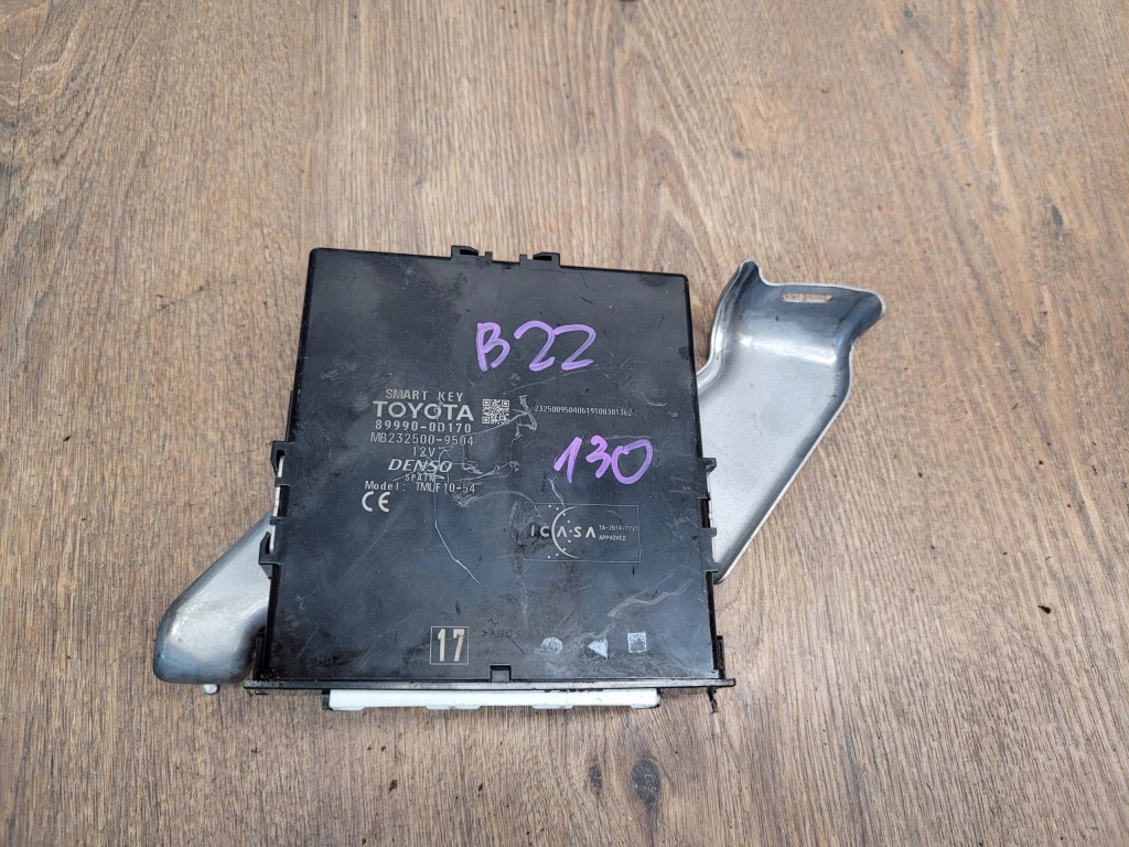 фото №1, Toyota yaris iii модуль smart key 89990-0d170