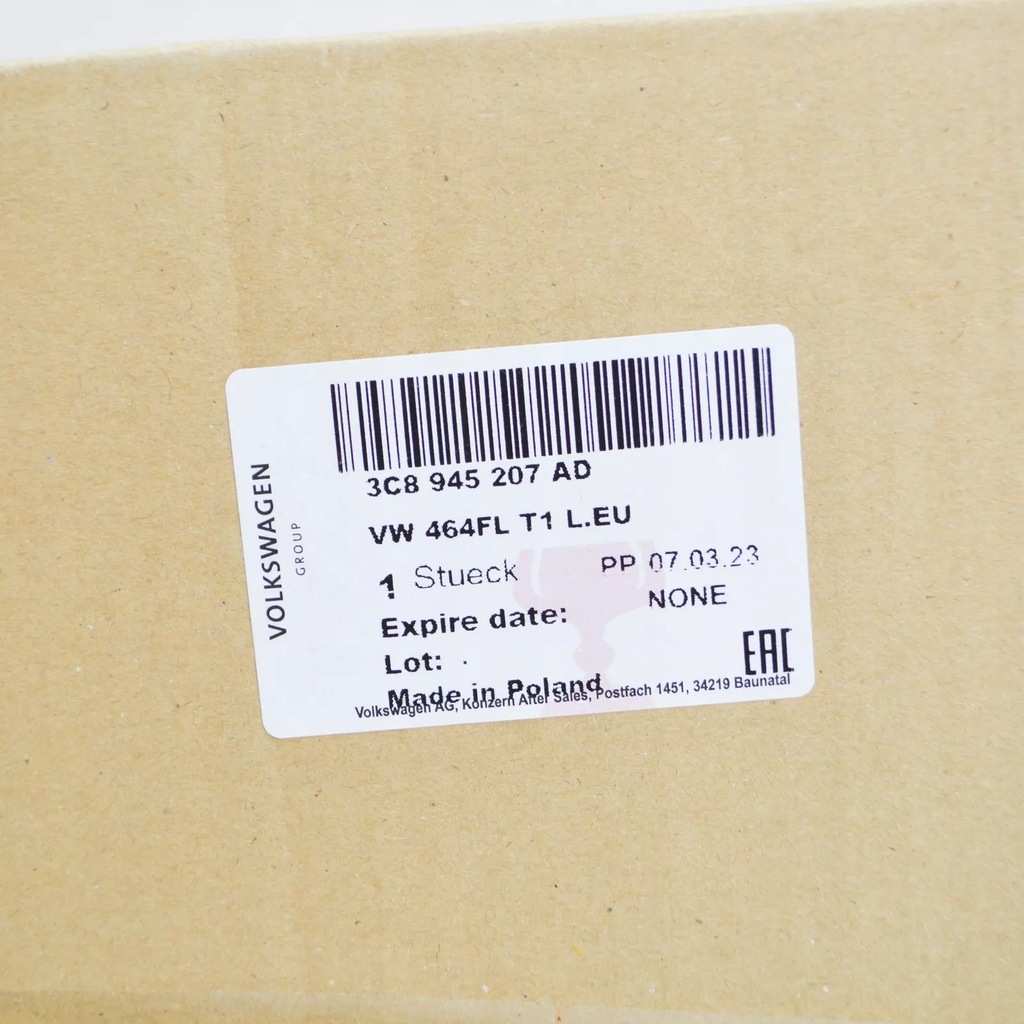 фото №9, Vw cc 35 rear left задній ліхтар 3c8945207ad oem