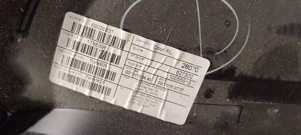 фото №8, Bmw x4 f26 обшивка оббивка двері лівий задня ідеальний стан