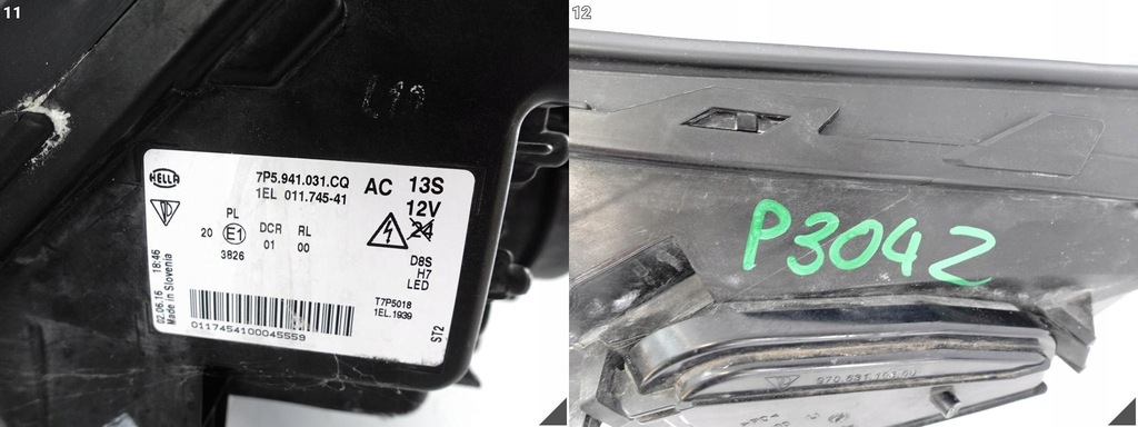 фото №12, Porsche cayenne 7p5 lift 14-18 лампа ксенон ds8 + led ліва перед europa