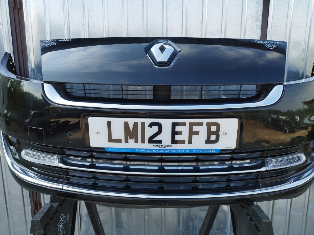 фото №6, Бампер перед хром renault grand scenic iii 3 lift 2012-2016 tegne led pdc