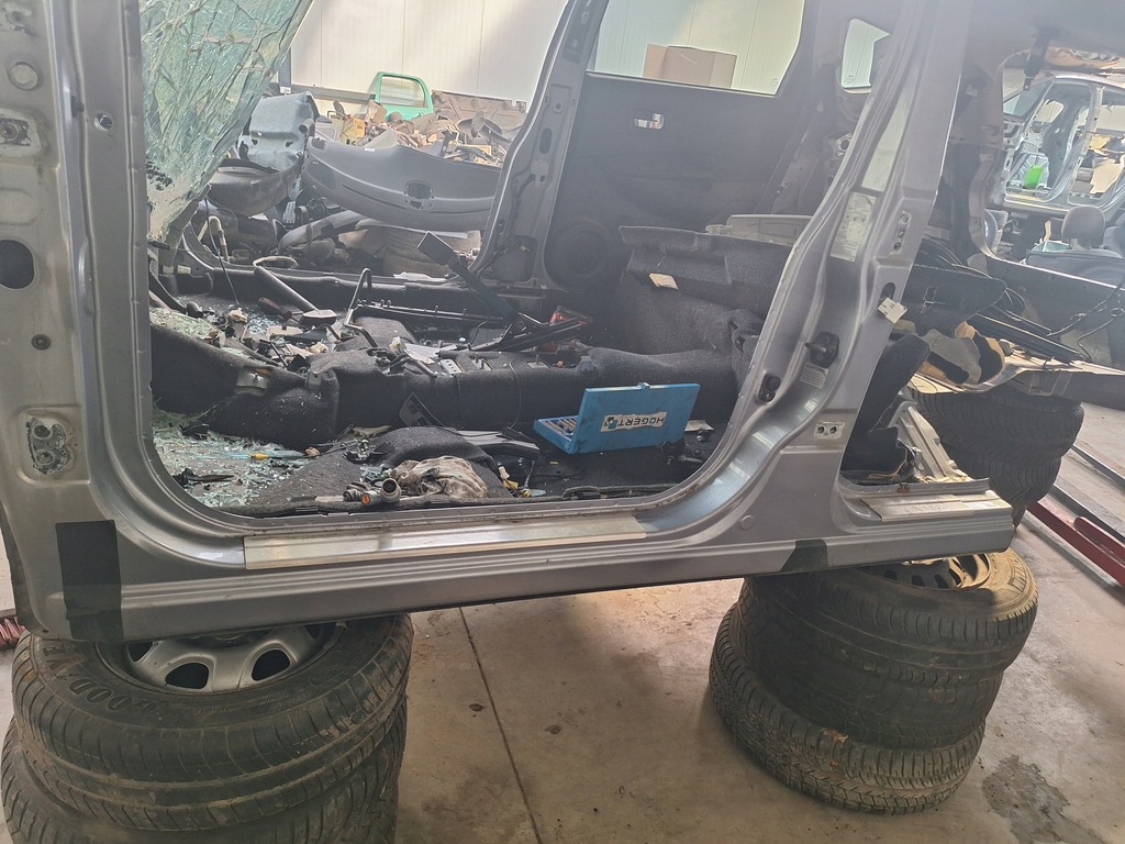 фото №6, Qashqai j10 +2 lift 10-14 порог блок двигателя левый kaq