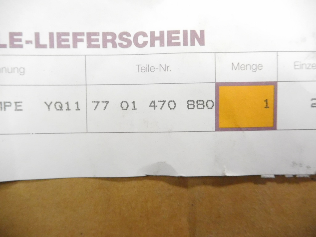 фото №11, Насос wody renault master ii 2.8 7701470880