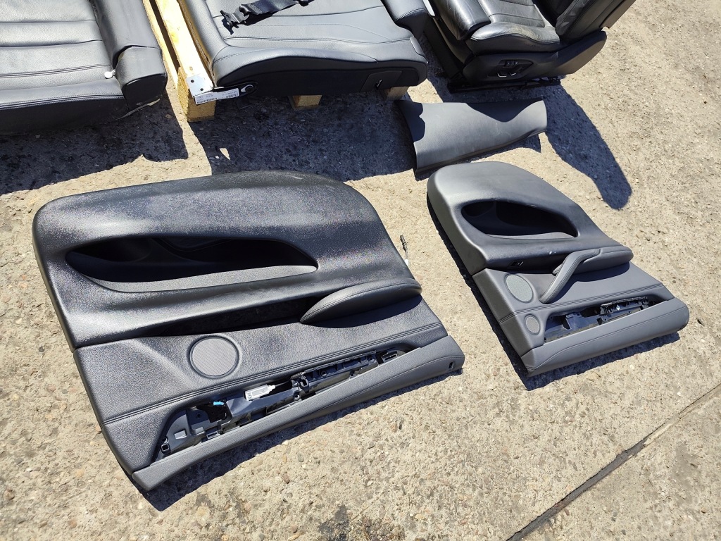 фото №5, Bmw f16 x6 сиденья заднее сиденье обшивки czarna кожа комплект europa