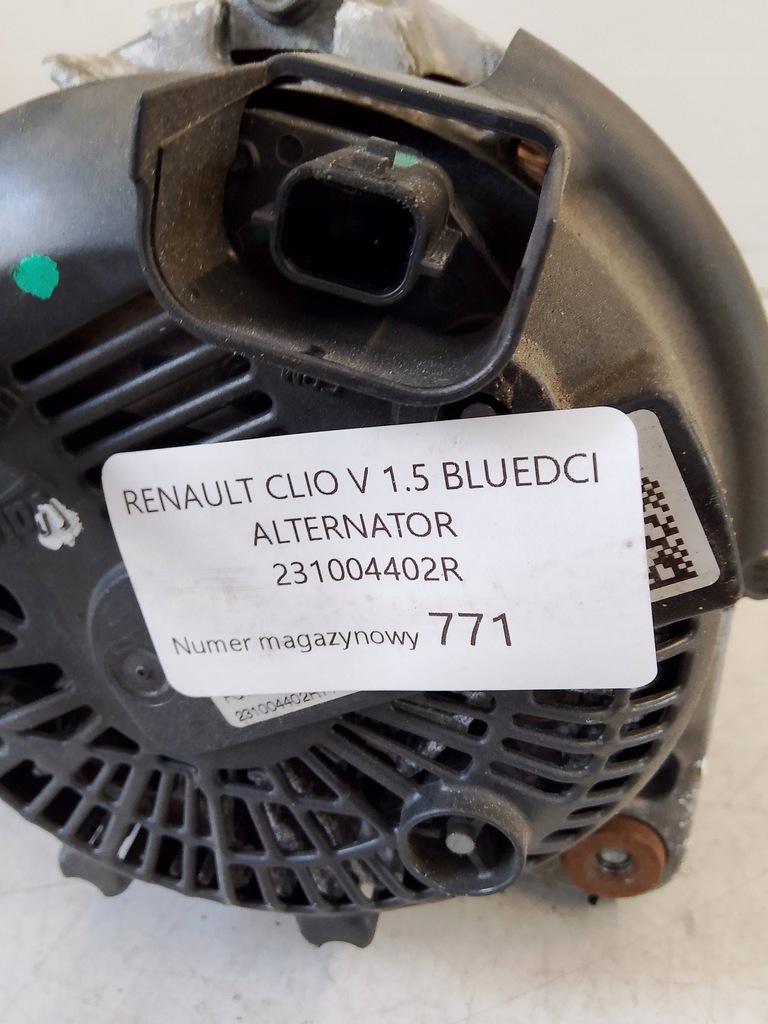 фото №8, Renault clio v 1.5 blue dci генератор 231004402r