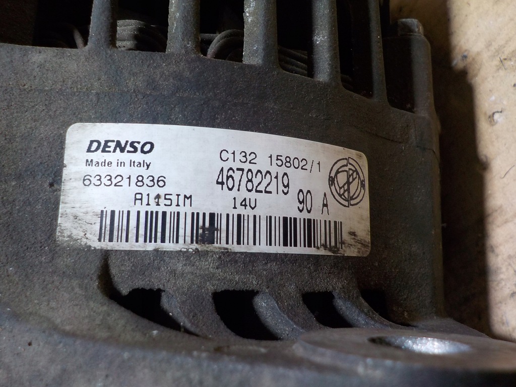 фото №3, Alfa romeo 147 генератор 46782219 1.6