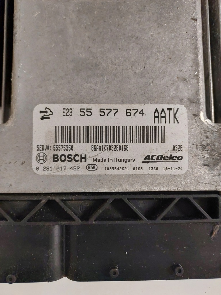 фото №5, Бортовой компьютер двигателя 2.0 cdti opel 55577674