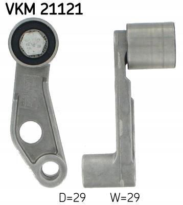 фото №15, Skf vkm 21121 ролик напрямна / напрямна, ремінь розподільного валу